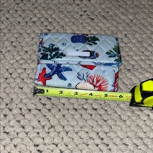 Vera Bradley Anchors Aweigh Tri-fold Wallet RFID